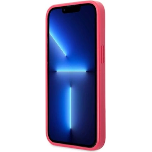 Etui Guess GUHCP13LPS4MF Apple iPhone 13 Pro różowy/pink hardcase Saffiano 4G Small Metal Logo