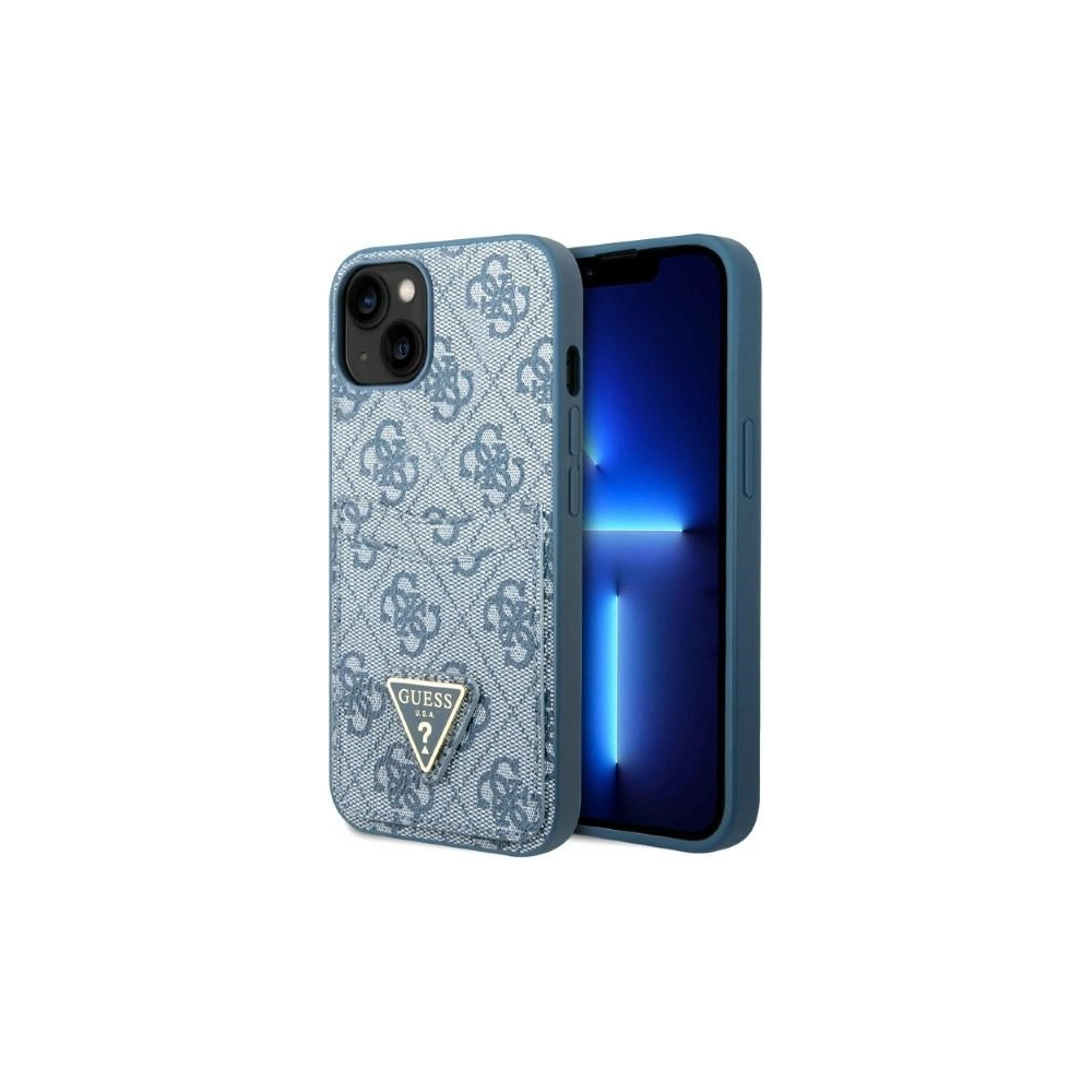 Hurtownia GSM - Etui Guess GUHCP13MP4TPB Apple iPhone 13 niebieski/blue hardcase 4G Triangle Logo Cardslot - GUE2205 - {ean13} - Hurt