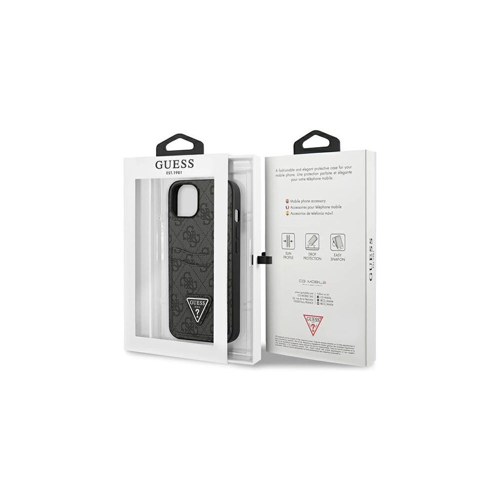 Hurtownia GSM - Etui Guess GUHCP13MP4TPK Apple iPhone 13 czarny/black hardcase 4G Triangle Logo Cardslot - GUE2206 - {ean13} - Hurt