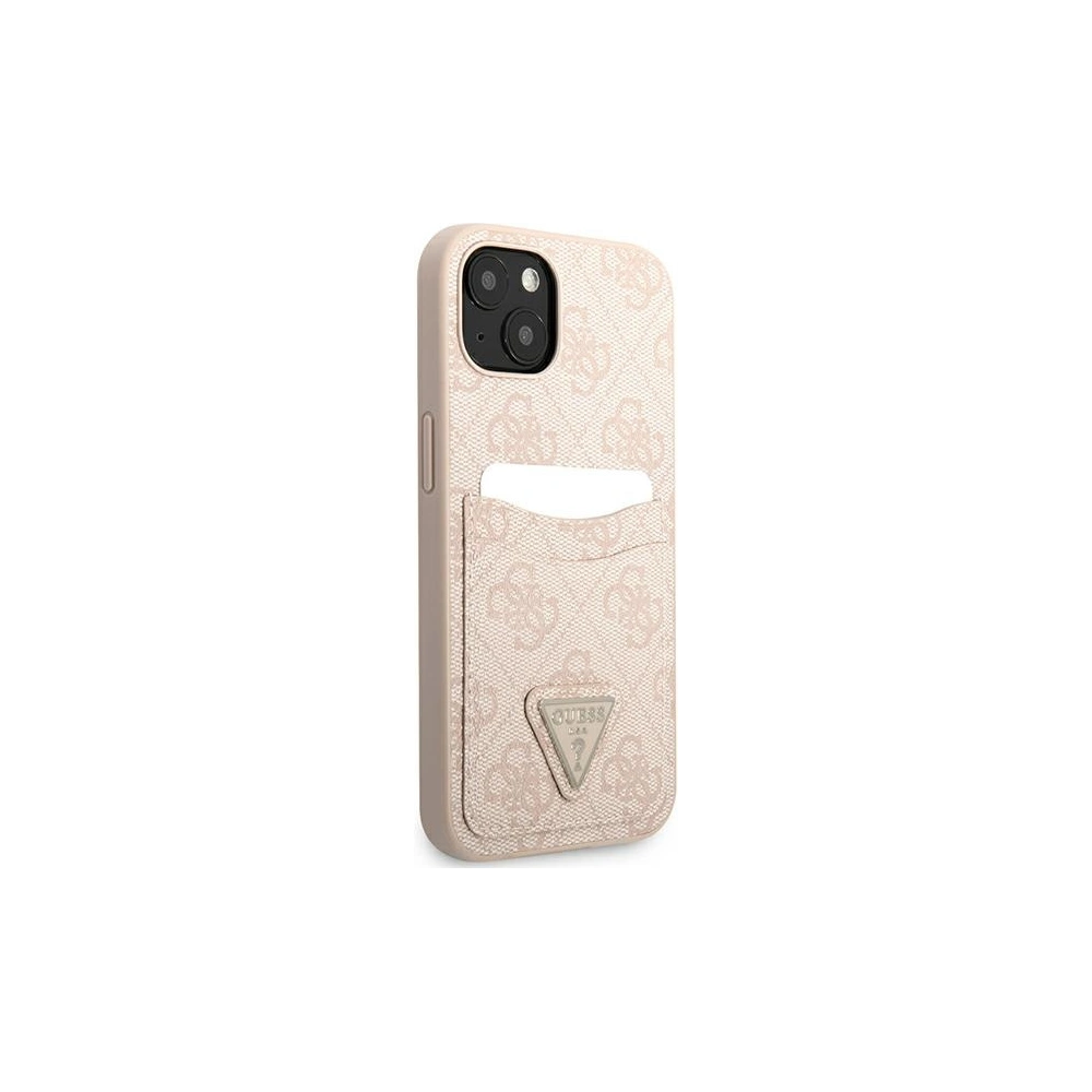 Hurtownia GSM - Etui Guess GUHCP13MP4TPP Apple iPhone 13 różowy/pink hardcase 4G Triangle Logo Cardslot - GUE2207 - {ean13} - Hurt