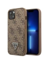 Etui Guess GUHCP13MP4TPW Apple iPhone 13 brązowy/brown hardcase 4G Triangle Logo Cardslot