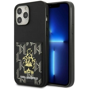 Hurtownia GSM - Etui Karl Lagerfeld KLHCP13XCANCNK Apple iPhone 13 Pro Max hardcase negru/black Karlimals Cardslot - KLD1212 - {ean13} - Hurt