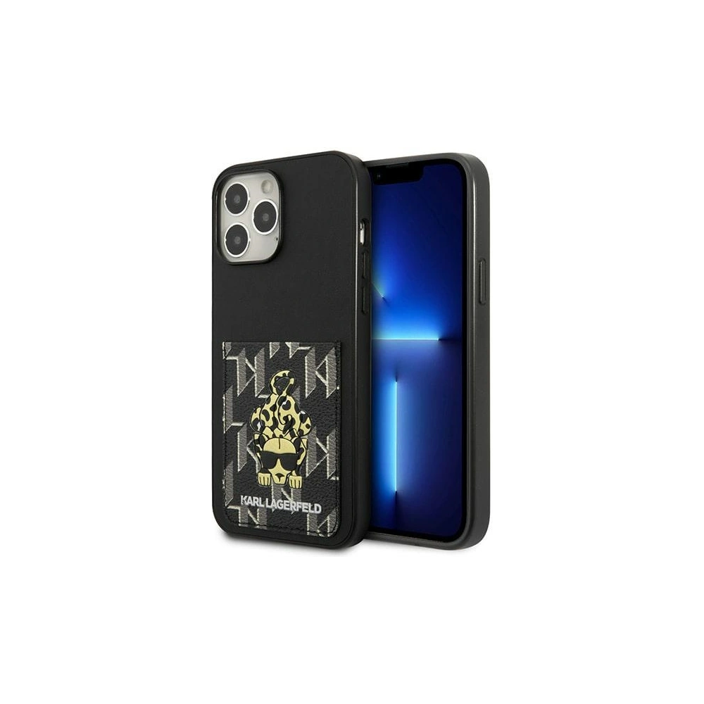 Hurtownia GSM - Etui Karl Lagerfeld KLHCP13XCANCNK Apple iPhone 13 Pro Max hardcase negru/black Karlimals Cardslot - KLD1212 - {ean13} - Hurt