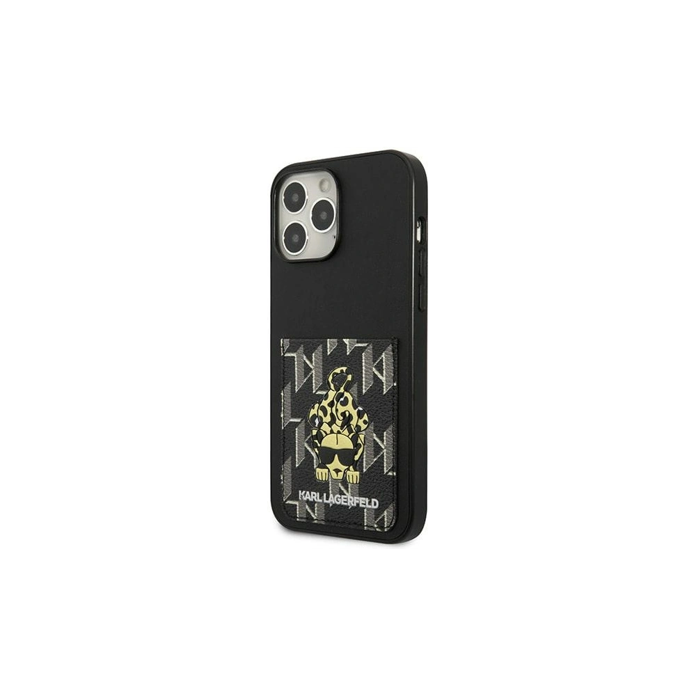 Hurtownia GSM - Etui Karl Lagerfeld KLHCP13XCANCNK Apple iPhone 13 Pro Max hardcase negru/black Karlimals Cardslot - KLD1212 - {ean13} - Hurt