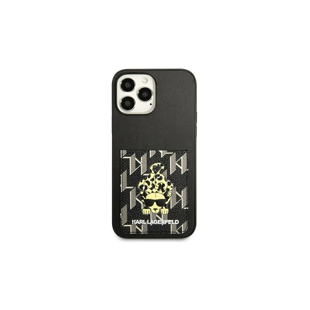 Hurtownia GSM - Etui Karl Lagerfeld KLHCP13XCANCNK Apple iPhone 13 Pro Max hardcase negru/black Karlimals Cardslot - KLD1212 - {ean13} - Hurt