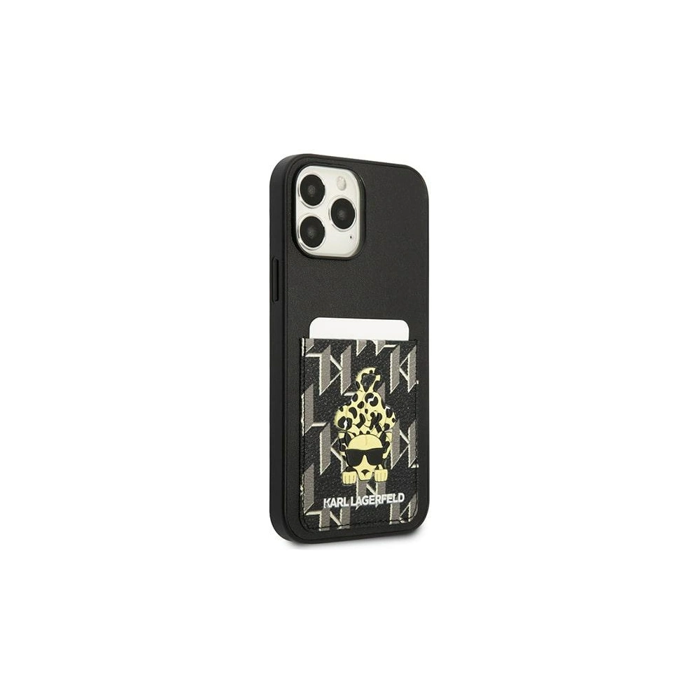 Hurtownia GSM - Etui Karl Lagerfeld KLHCP13XCANCNK Apple iPhone 13 Pro Max hardcase negru/black Karlimals Cardslot - KLD1212 - {ean13} - Hurt