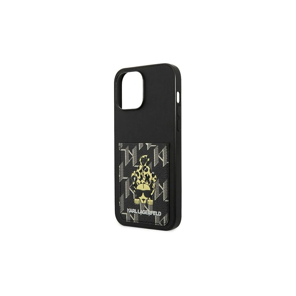 Hurtownia GSM - Etui Karl Lagerfeld KLHCP13XCANCNK Apple iPhone 13 Pro Max hardcase negru/black Karlimals Cardslot - KLD1212 - {ean13} - Hurt