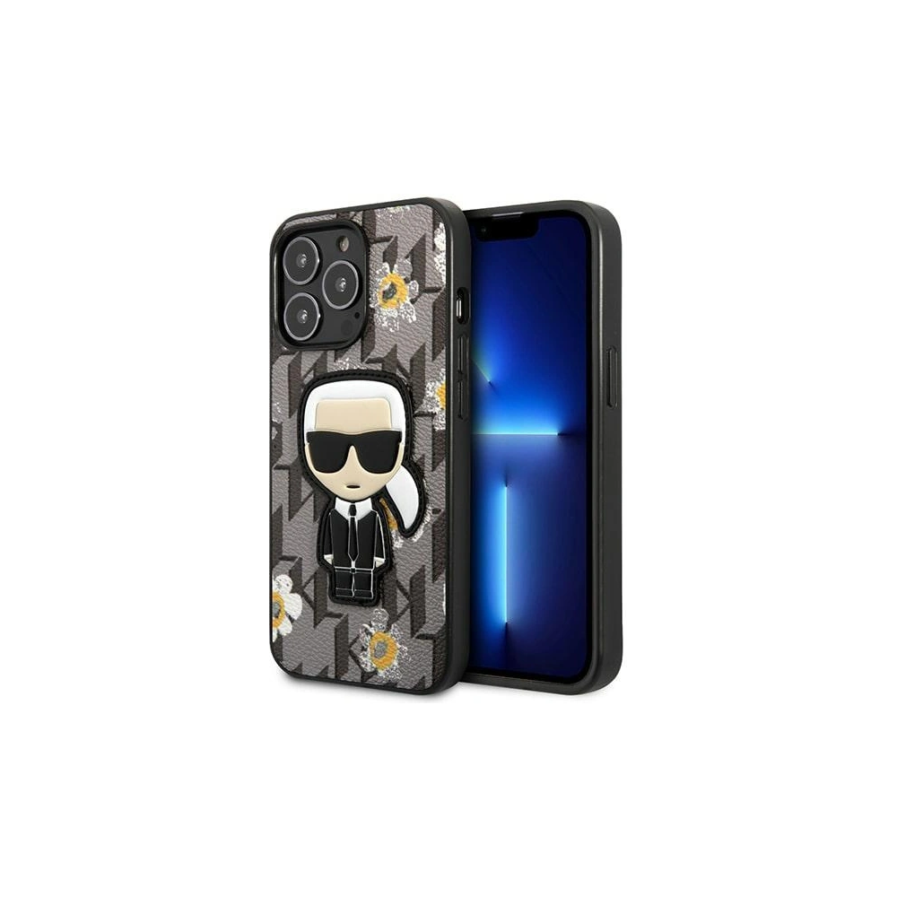 Hurtownia GSM - Etui Karl Lagerfeld KLHCP13XPMNFIK1 Apple iPhone 13 Pro Max gri/grey Flower Ikonik Karl - KLD1213 - {ean13} - Hurt
