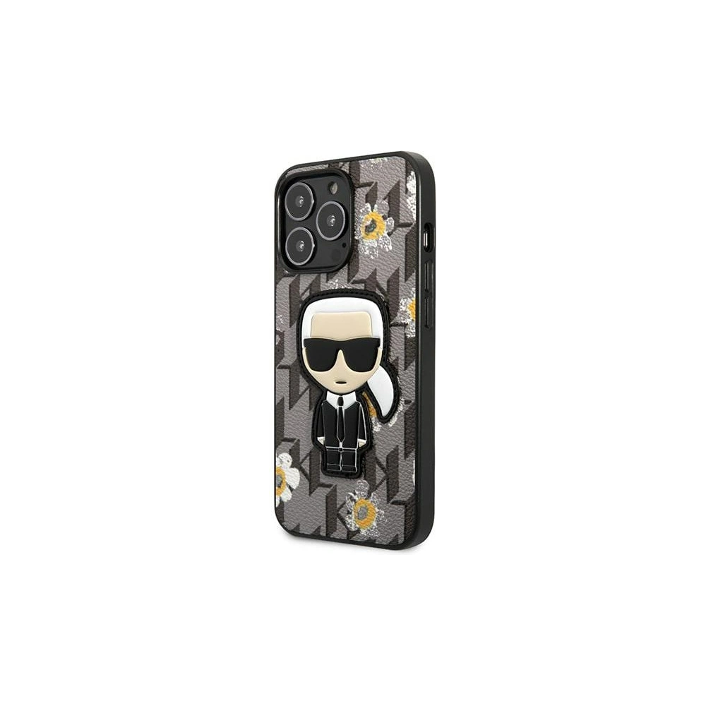 Hurtownia GSM - Etui Karl Lagerfeld KLHCP13XPMNFIK1 Apple iPhone 13 Pro Max gri/grey Flower Ikonik Karl - KLD1213 - {ean13} - Hurt