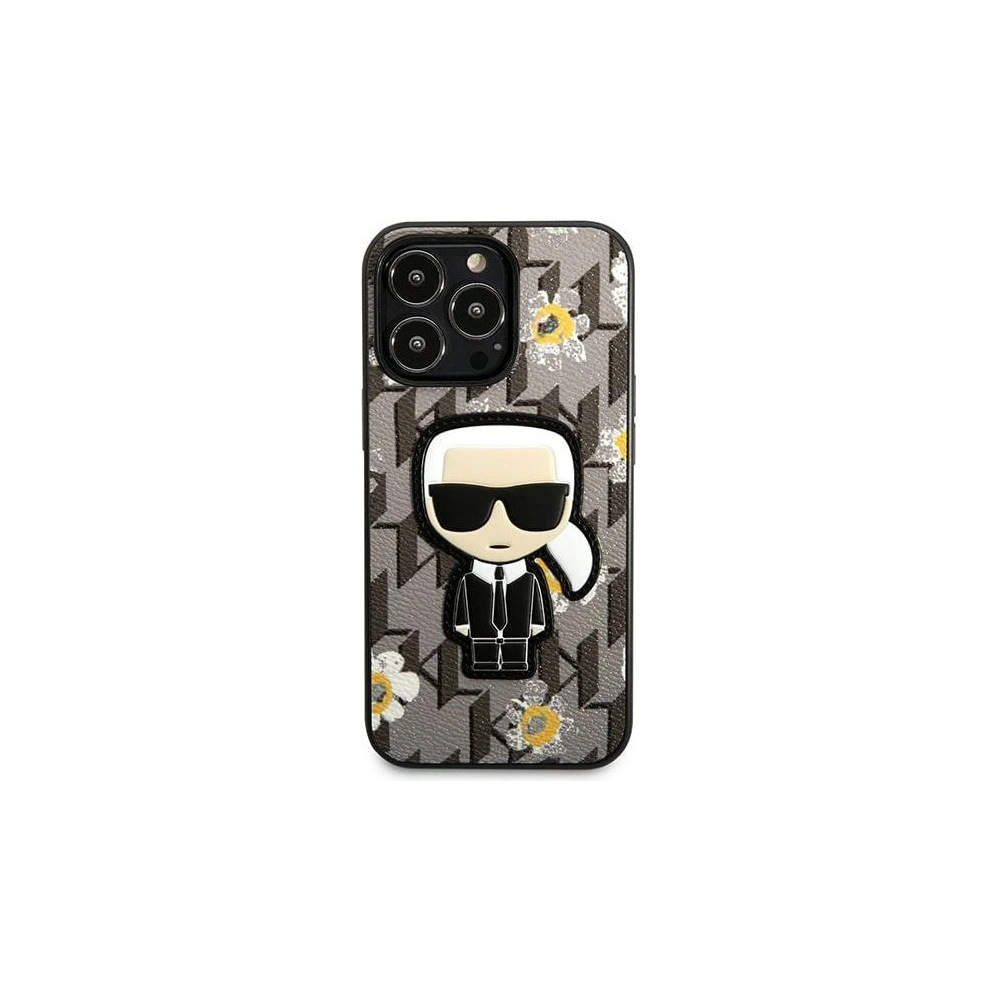 Hurtownia GSM - Etui Karl Lagerfeld KLHCP13XPMNFIK1 Apple iPhone 13 Pro Max gri/grey Flower Ikonik Karl - KLD1213 - {ean13} - Hurt
