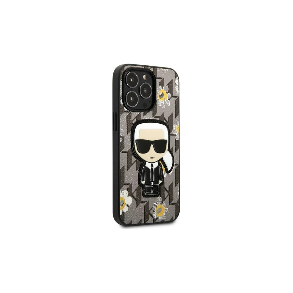 Hurtownia GSM - Etui Karl Lagerfeld KLHCP13XPMNFIK1 Apple iPhone 13 Pro Max szary/grey Flower Ikonik Karl - KLD1213 - {ean13} - Hurt