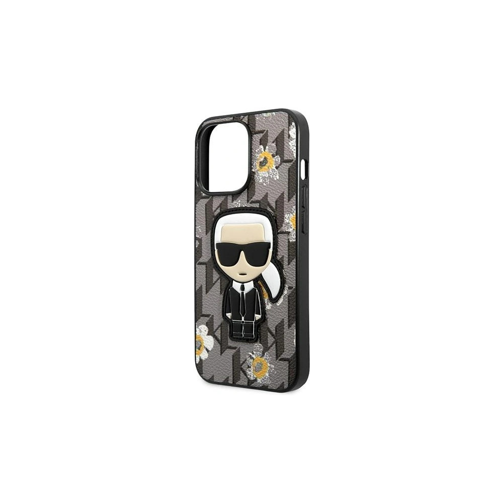 Hurtownia GSM - Etui Karl Lagerfeld KLHCP13XPMNFIK1 Apple iPhone 13 Pro Max gri/grey Flower Ikonik Karl - KLD1213 - {ean13} - Hurt