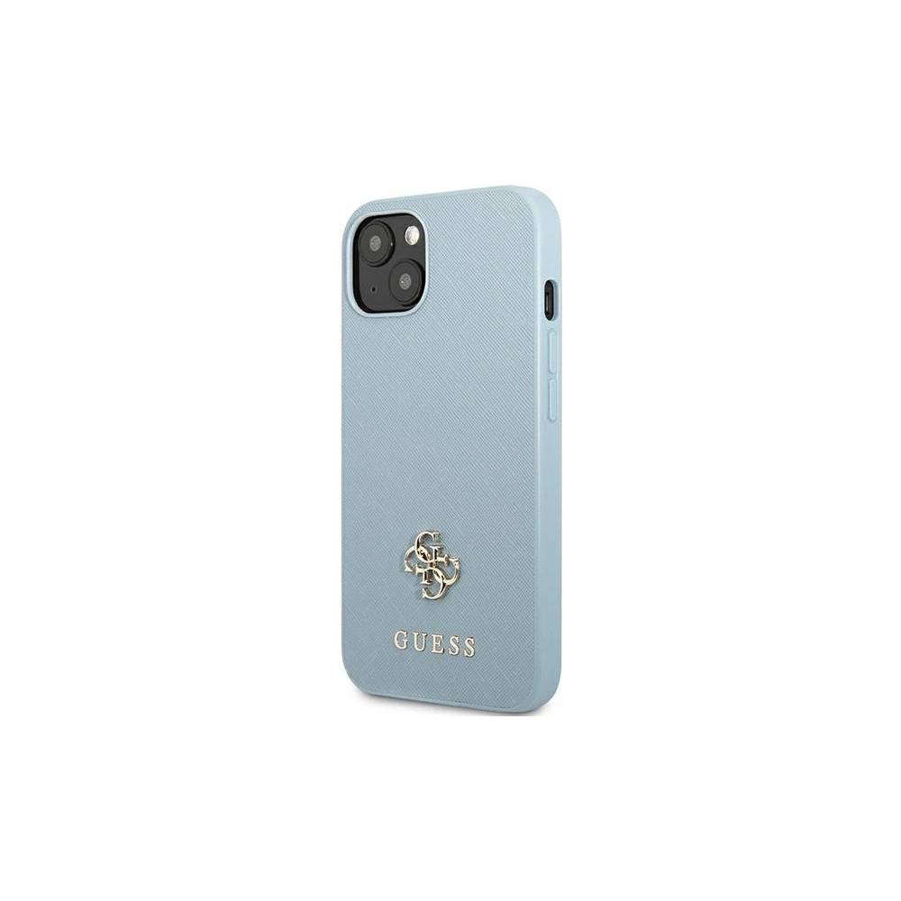 Hurtownia GSM - Case Guess GUHCP13MPS4MB Apple iPhone 13 blau/hardcase Saffiano 4G Kleines Metall-Logo - GUE2209 - {ean13} - Hurt