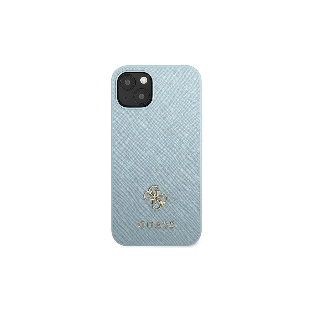 Hurtownia GSM - Case Guess GUHCP13MPS4MB Apple iPhone 13 blau/hardcase Saffiano 4G Kleines Metall-Logo - GUE2209 - {ean13} - Hurt