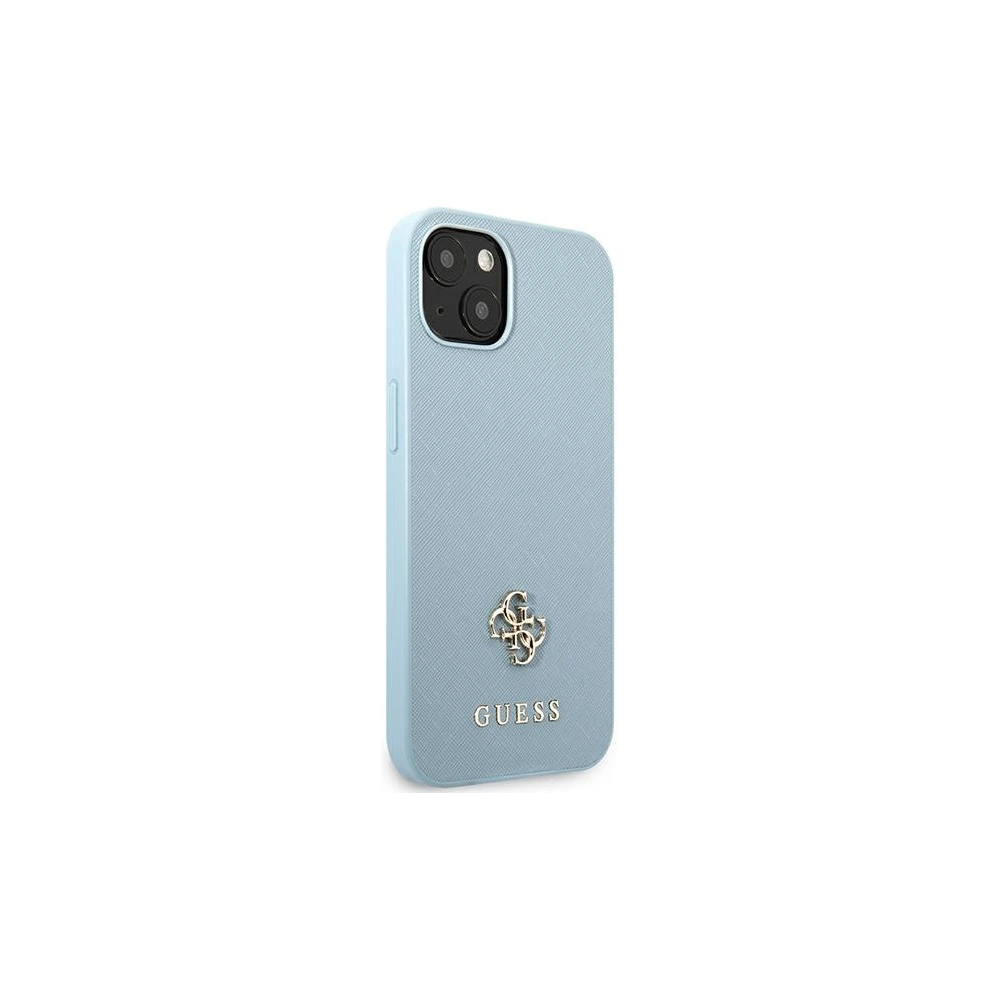 Hurtownia GSM - Case Guess GUHCP13MPS4MB Apple iPhone 13 blau/hardcase Saffiano 4G Kleines Metall-Logo - GUE2209 - {ean13} - Hurt