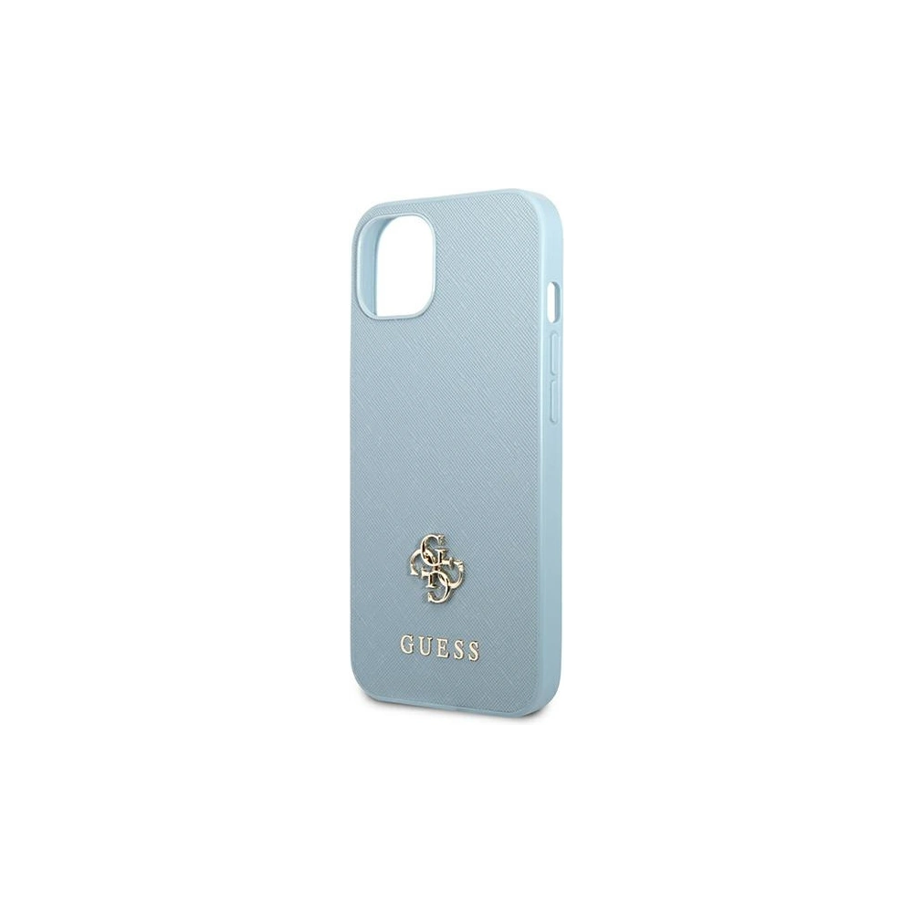Hurtownia GSM - Case Guess GUHCP13MPS4MB Apple iPhone 13 blau/hardcase Saffiano 4G Kleines Metall-Logo - GUE2209 - {ean13} - Hurt