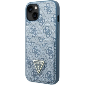 Hurtownia GSM - Case Guess GUHCP13SP4TPB Apple iPhone 13 mini blau/blue hardcase 4G Triangle Logo Cardslot - GUE2211 - {ean13} - Hurt