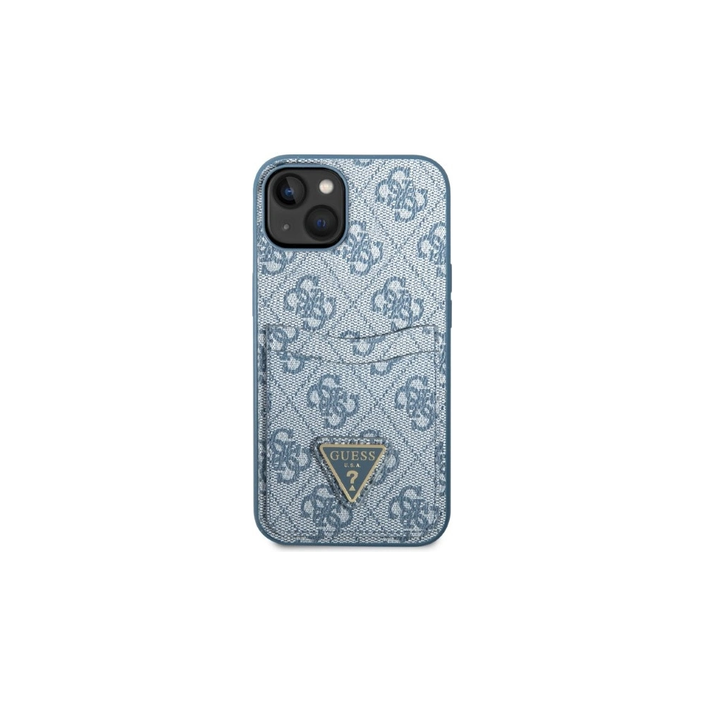 Hurtownia GSM - Etui Guess GUHCP13SP4TPB Apple iPhone 13 mini kék/hardcase 4G Triangle Logo Cardslot - GUE2211 - {ean13} - Hurt