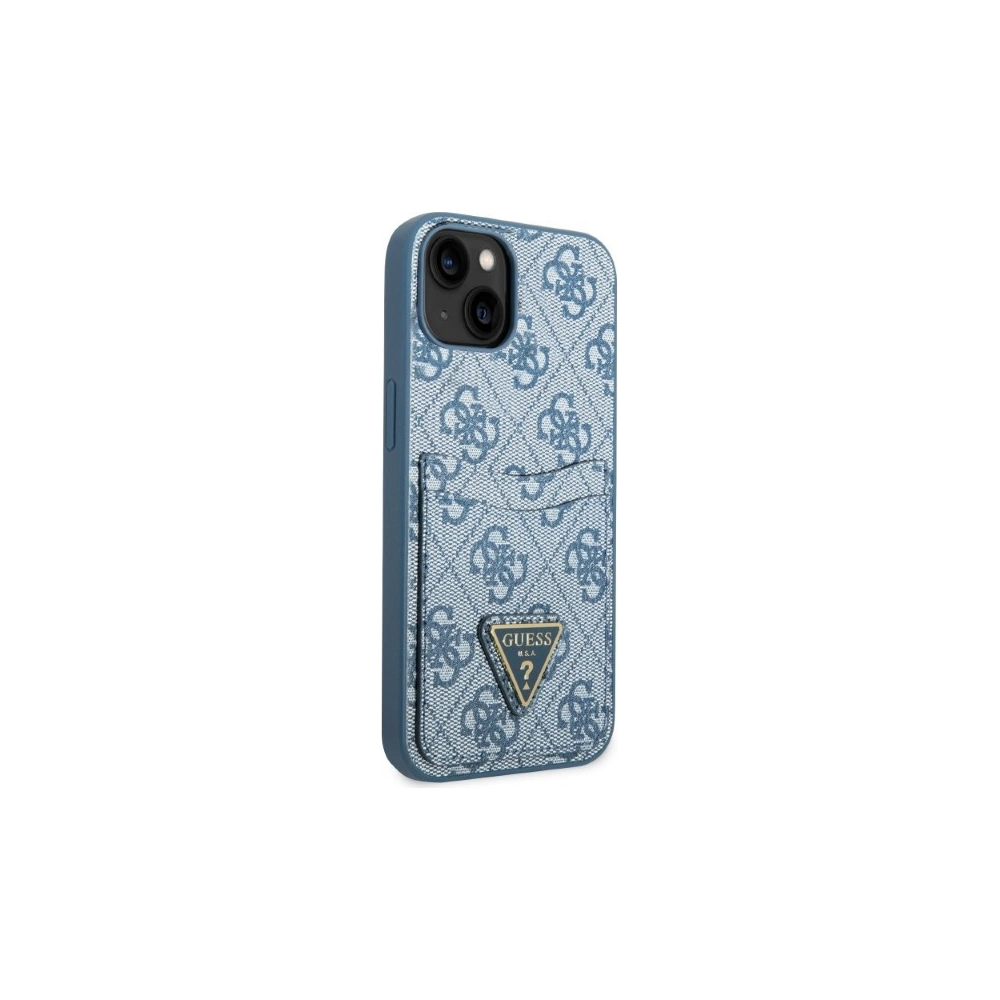 Hurtownia GSM - Etui Guess GUHCP13SP4TPB Apple iPhone 13 mini kék/hardcase 4G Triangle Logo Cardslot - GUE2211 - {ean13} - Hurt