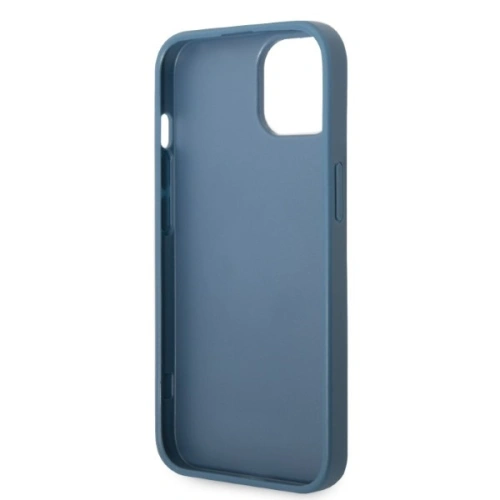 Etui Guess GUHCP13SP4TPB Apple iPhone 13 mini niebieski/blue hardcase 4G Triangle Logo Cardslot