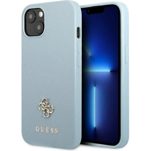 Hurtownia GSM - Etui Guess GUHCP13SPS4MB Apple iPhone 13 mini kék/hardcase Saffiano 4G Kis Fém Logó - GUE2215 - {ean13} - Hurt