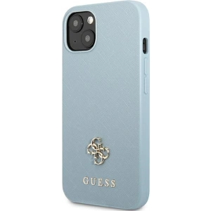 Hurtownia GSM - Etui Guess GUHCP13SPS4MB Apple iPhone 13 mini kék/hardcase Saffiano 4G Kis Fém Logó - GUE2215 - {ean13} - Hurt