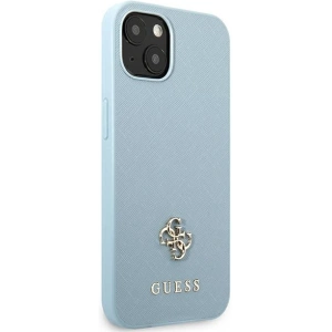 Hurtownia GSM - Etui Guess GUHCP13SPS4MB Apple iPhone 13 mini kék/hardcase Saffiano 4G Kis Fém Logó - GUE2215 - {ean13} - Hurt