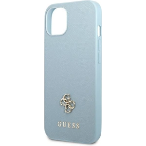 Hurtownia GSM - Etui Guess GUHCP13SPS4MB Apple iPhone 13 mini kék/hardcase Saffiano 4G Kis Fém Logó - GUE2215 - {ean13} - Hurt