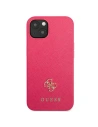 Hurtownia GSM - Etui Guess GUHCP13SPS4MF Apple iPhone 13 mini rózsaszín/pink hardcase Saffiano 4G Kis Fém Logó - GUE2216 - {ean13} - Hurt