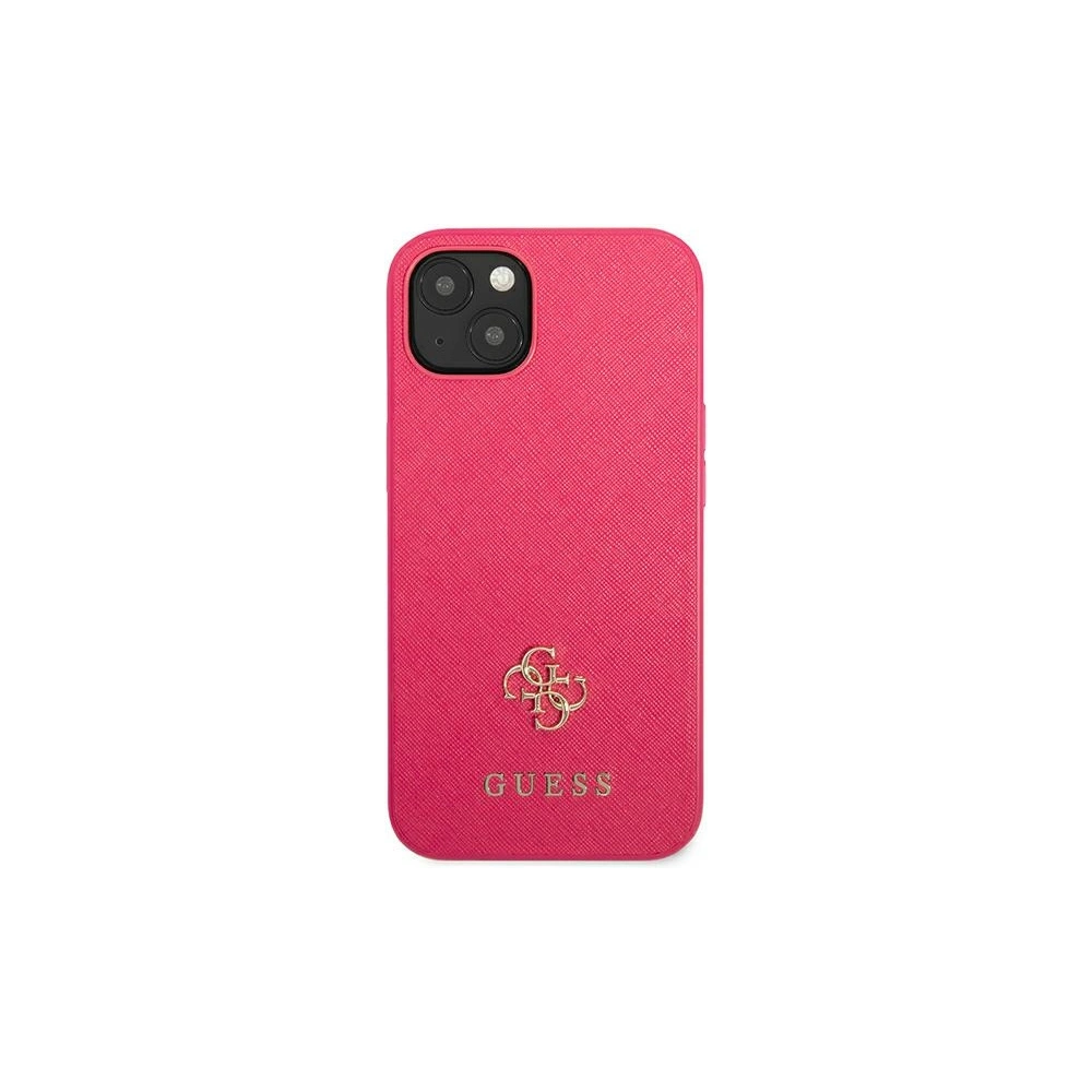 Hurtownia GSM - Etui Guess GUHCP13SPS4MF Apple iPhone 13 mini rózsaszín/pink hardcase Saffiano 4G Kis Fém Logó - GUE2216 - {ean13} - Hurt