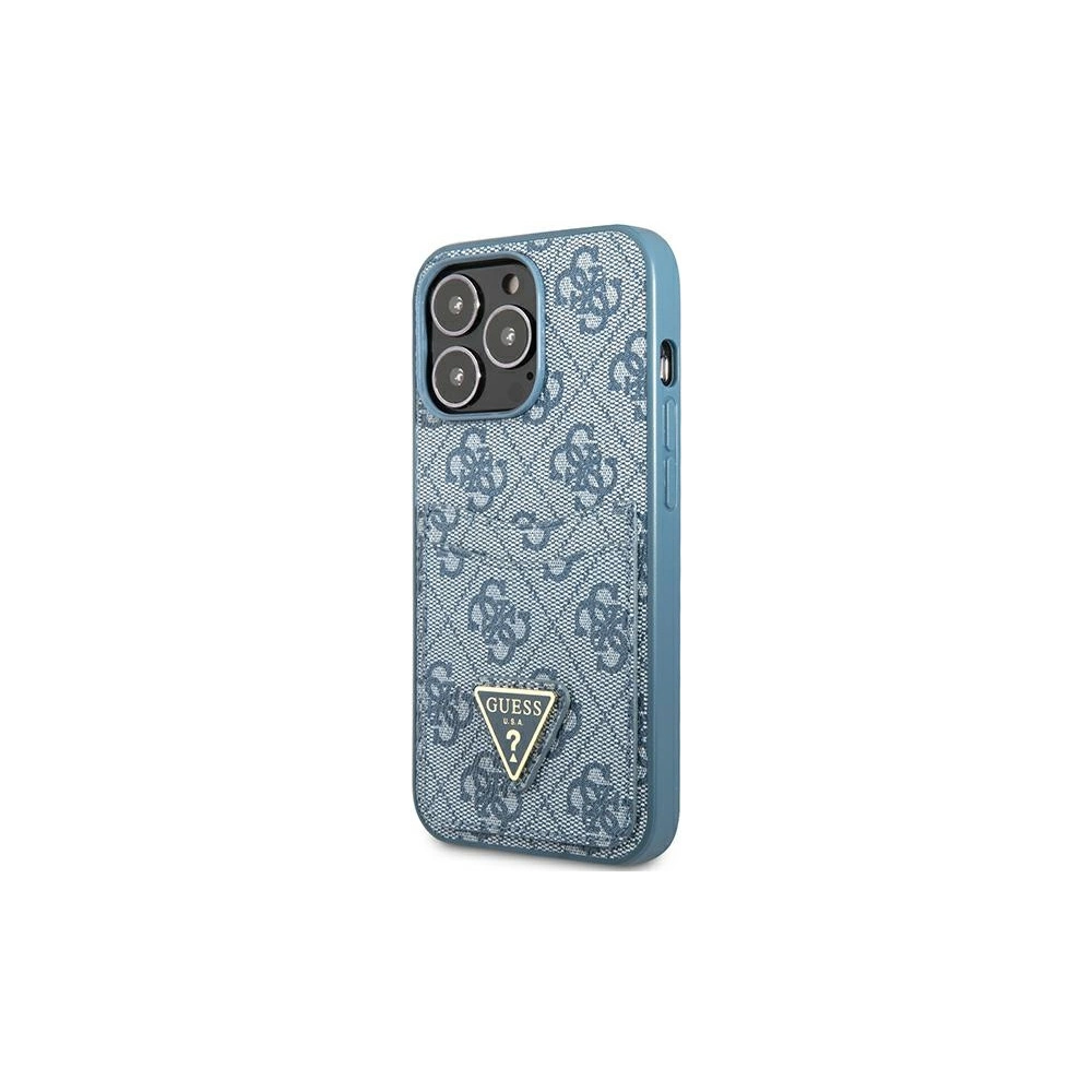 Hurtownia GSM - Etui Guess GUHCP13XP4TPB Apple iPhone 13 Pro Max albastru/blue hardcase 4G Triangle Logo Cardslot - GUE2217 - {ean13} - Hurt