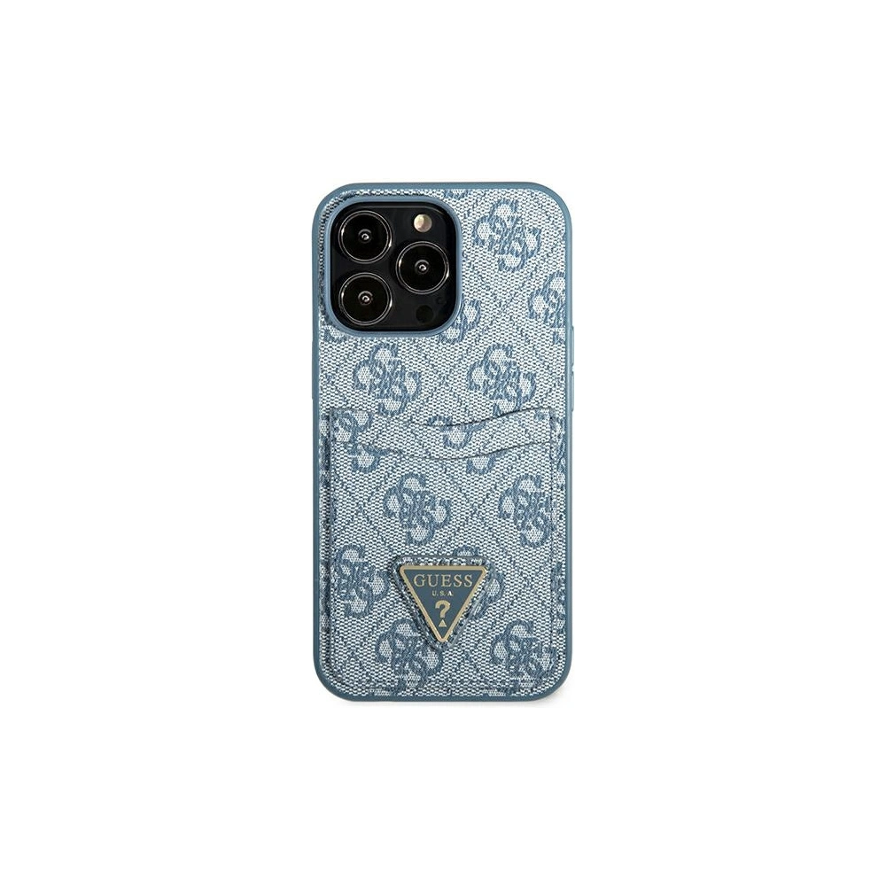 Hurtownia GSM - Etui Guess GUHCP13XP4TPB Apple iPhone 13 Pro Max albastru/blue hardcase 4G Triangle Logo Cardslot - GUE2217 - {ean13} - Hurt