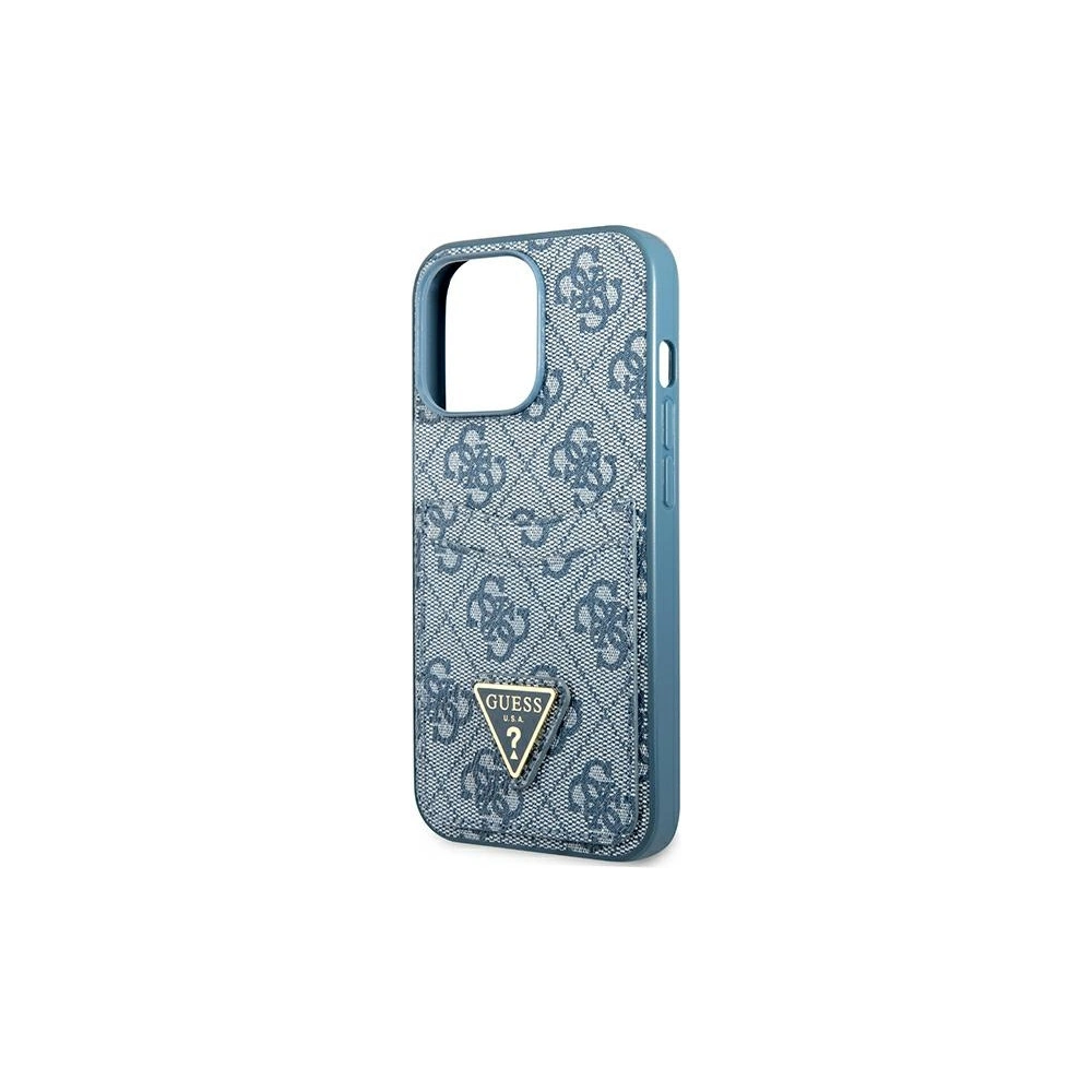 Hurtownia GSM - Etui Guess GUHCP13XP4TPB Apple iPhone 13 Pro Max albastru/blue hardcase 4G Triangle Logo Cardslot - GUE2217 - {ean13} - Hurt
