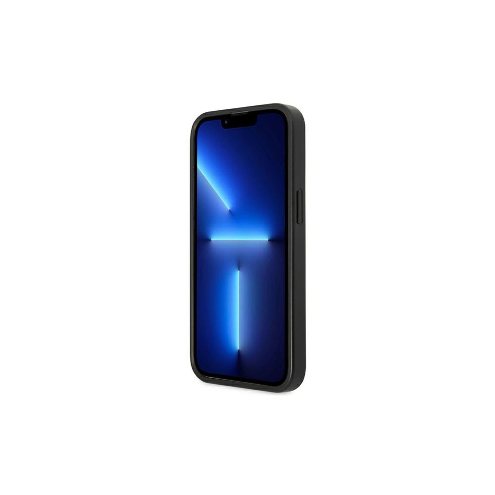 Wholesale Guess GUHCP13XP4TPK Apple iPhone 13 Pro Max black hardcase 4G Triangle Logo Cardslot - GUE2218 - {ean13} - Hurt