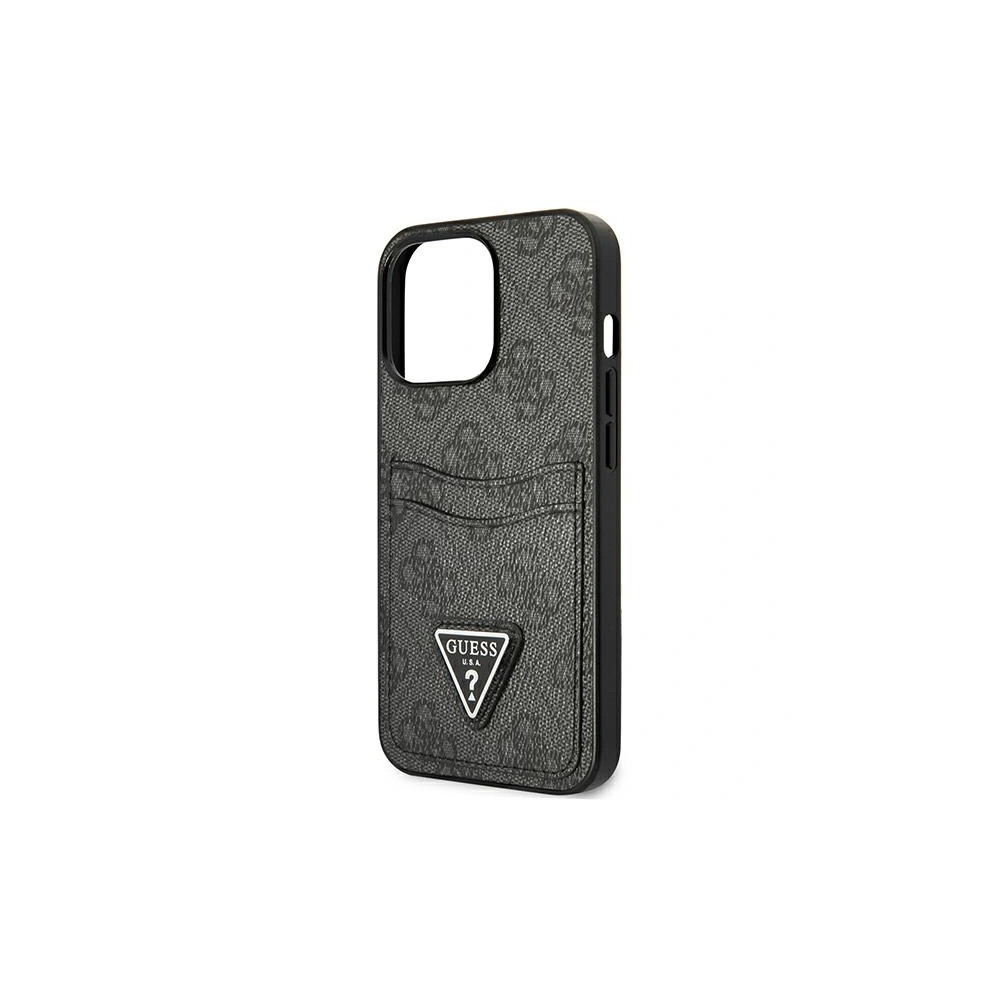 Hurtownia GSM - Etui Guess GUHCP13XP4TPK Apple iPhone 13 Pro Max czarny/black hardcase 4G Triangle Logo Cardslot - GUE2218 - {ean13} - Hurt