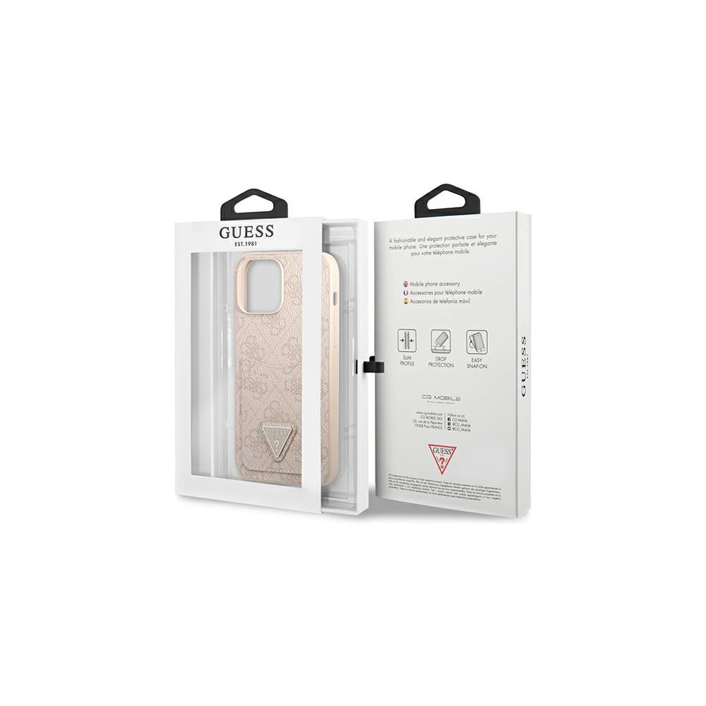 Hurtownia GSM - Etui Guess GUHCP13XP4TPP Apple iPhone 13 Pro Max roz/pink hardcase 4G Triangle Logo Cardslot - GUE2219 - {ean13} - Hurt