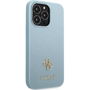 Hurtownia GSM - Etui Guess GUHCP13XPS4MB Apple iPhone 13 Pro Max albastru/blue hardcase Saffiano 4G Small Metal Logo - GUE2221 - {ean13} - Hurt