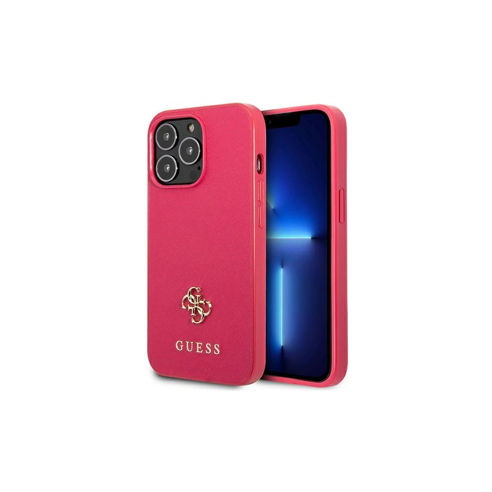 Hurtownia GSM - Etui Guess GUHCP13XPS4MF Apple iPhone 13 Pro Max różowy/pink hardcase Saffiano 4G Small Metal Logo - GUE2222 - {ean13} - Hurt