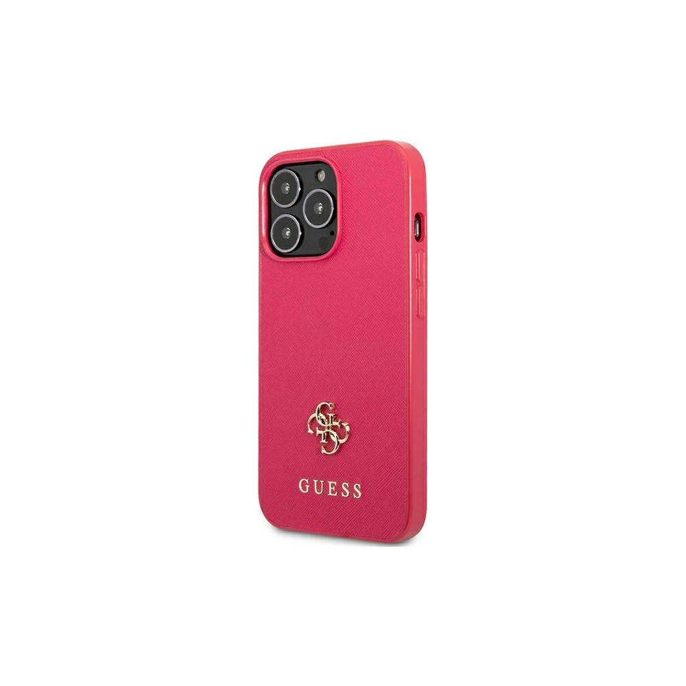 Hurtownia GSM - Etui Guess GUHCP13XPS4MF Apple iPhone 13 Pro Max różowy/pink hardcase Saffiano 4G Small Metal Logo - GUE2222 - {ean13} - Hurt