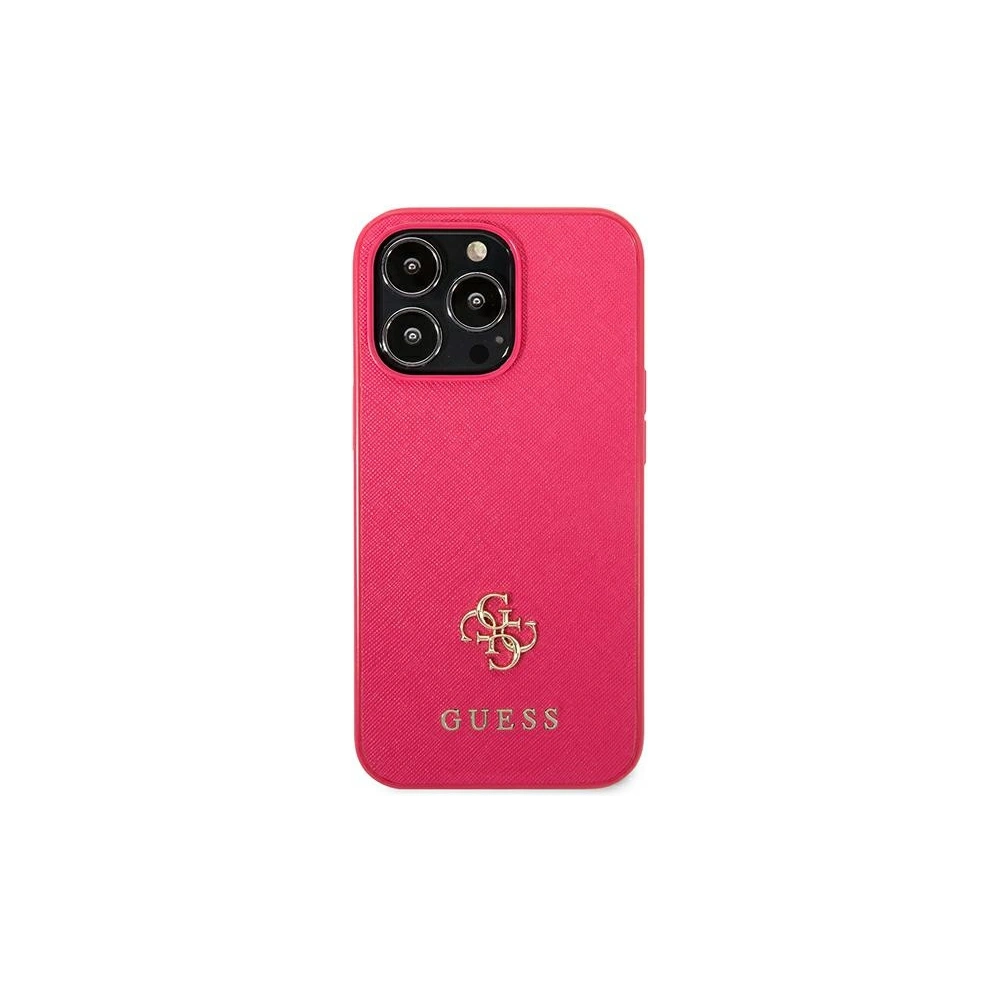 Hurtownia GSM - Etui Guess GUHCP13XPS4MF Apple iPhone 13 Pro Max różowy/pink hardcase Saffiano 4G Small Metal Logo - GUE2222 - {ean13} - Hurt