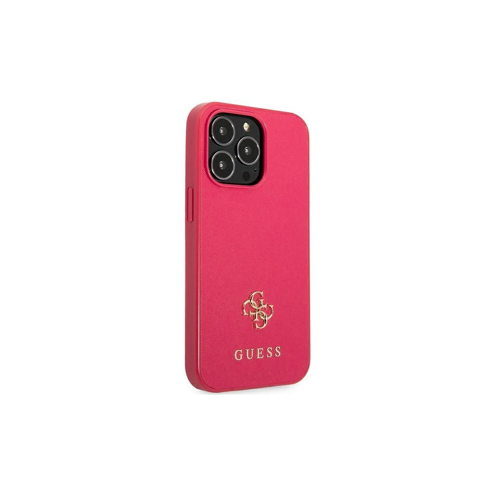 Hurtownia GSM - Etui Guess GUHCP13XPS4MF Apple iPhone 13 Pro Max różowy/pink hardcase Saffiano 4G Small Metal Logo - GUE2222 - {ean13} - Hurt