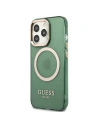 Hurtownia GSM - Etui Guess GUHMP13LHTCMA Apple iPhone 13 Pro zöld/khaki kemény tok Arany keret Átlátszó MagSafe - GUE2223 - {ean13} - Hurt