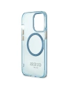 Hurtownia GSM - Etui Guess GUHMP13LHTCMB Apple iPhone 13 Pro kék/kék kemény tok Arany Keret Átlátszó MagSafe - GUE2224 - {ean13} - Hurt