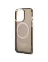 Hurtownia GSM - Etui Guess GUHMP13LHTCMK Apple iPhone 13 Pro fekete/black kemény tok Arany Szegély Áttetsző MagSafe - GUE2225 - {ean13} - Hurt