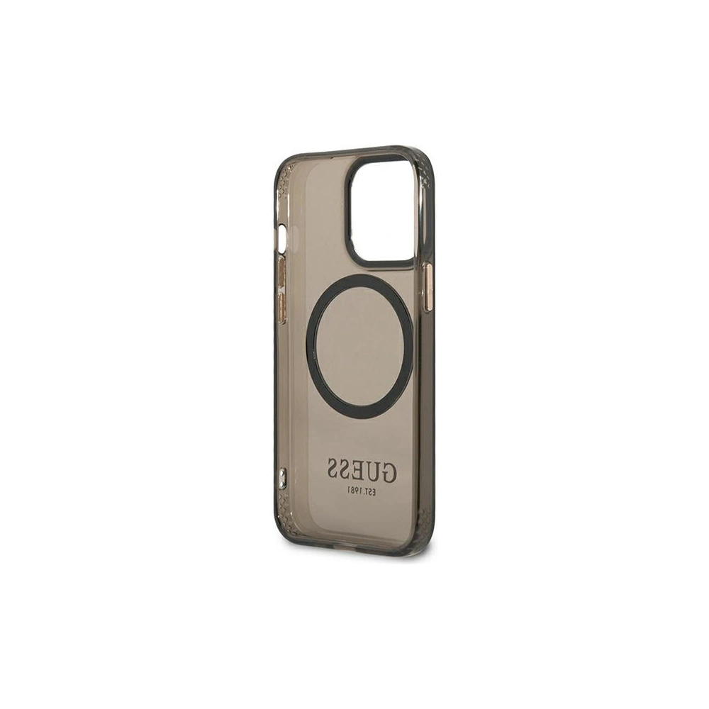 Hurtownia GSM - Etui Guess GUHMP13LHTCMK Apple iPhone 13 Pro negru/black hard case Gold Outline Translucent MagSafe - GUE2225 - {ean13} - Hurt