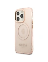Hurtownia GSM - Etui Guess GUHMP13LHTCMP Apple iPhone 13 Pro rózsaszín/pink kemény tok Arany keret Átlátszó MagSafe - GUE2226 - {ean13} - Hurt