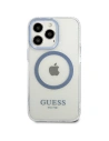 Hurtownia GSM - Etui Guess GUHMP13LHTRMB Apple iPhone 13 Pro albastru/blue hard case Metal Outline Magsafe - GUE2227 - {ean13} - Hurt