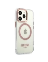 Hurtownia GSM - Etui Guess GUHMP13LHTRMP Apple iPhone 13 Pro roz/pink hard case Metal Outline Magsafe - GUE2228 - {ean13} - Hurt