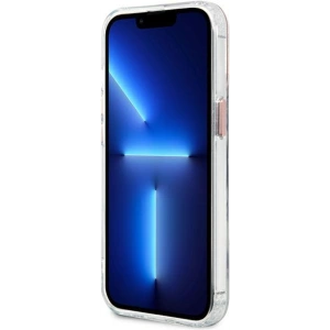 Wholesale Guess GUHMP13LHTRMP Apple iPhone 13 Pro pink hard case Metal Outline Magsafe - GUE2228 - {ean13} - Hurt