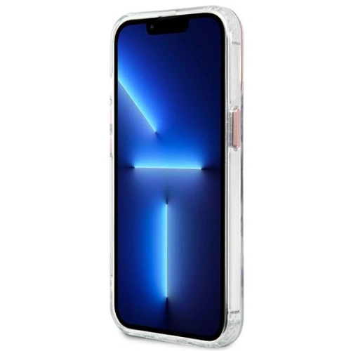 Etui Guess GUHMP13LHTRMP Apple iPhone 13 Pro różowy/pink hard case Metal Outline Magsafe